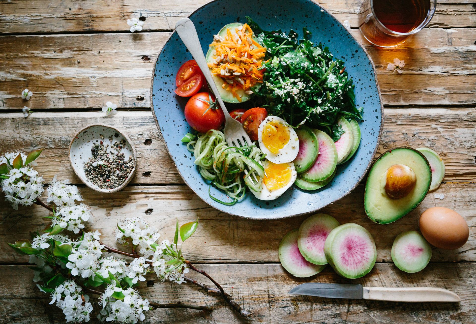 Frische Lebensmittel für eine bewusste Ernährung
